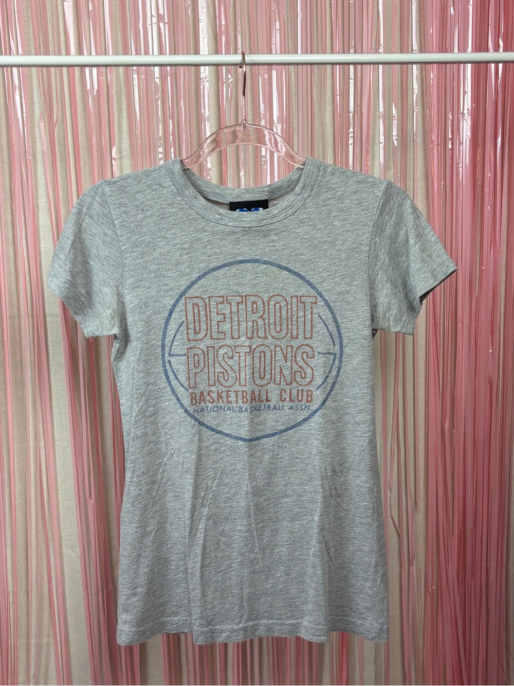 Y2K Junk Food Detroit Pistons fitted Babytee S-M